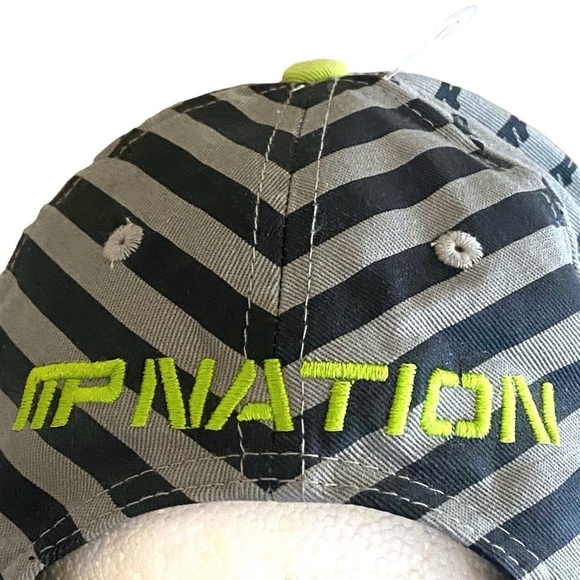 MUSCLE PHARM MP NATION Flatbill Ball Cap SnapBack Fight Hat OS NWOT Brow… - Picture 7 of 12